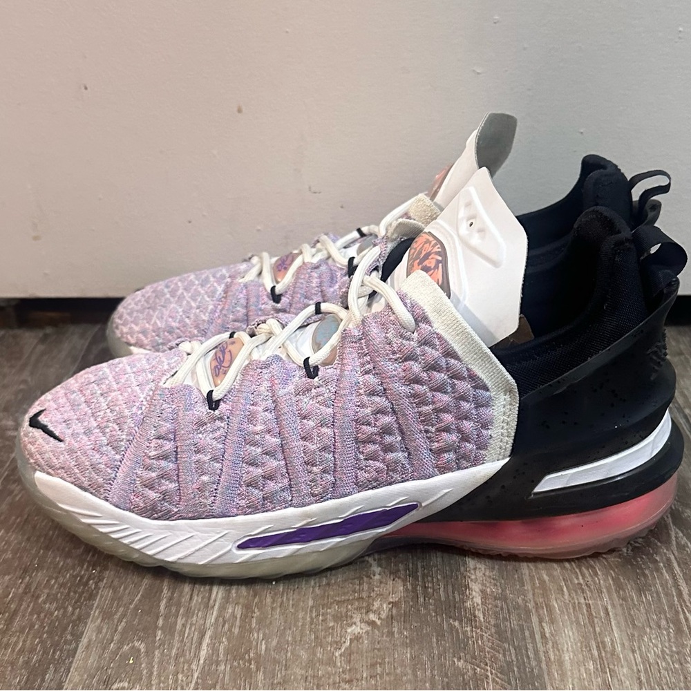 Nike Lebron XVIII Graffiti Basketball Sneakers 2021” #CW2760-900 - Picture 5 of 15